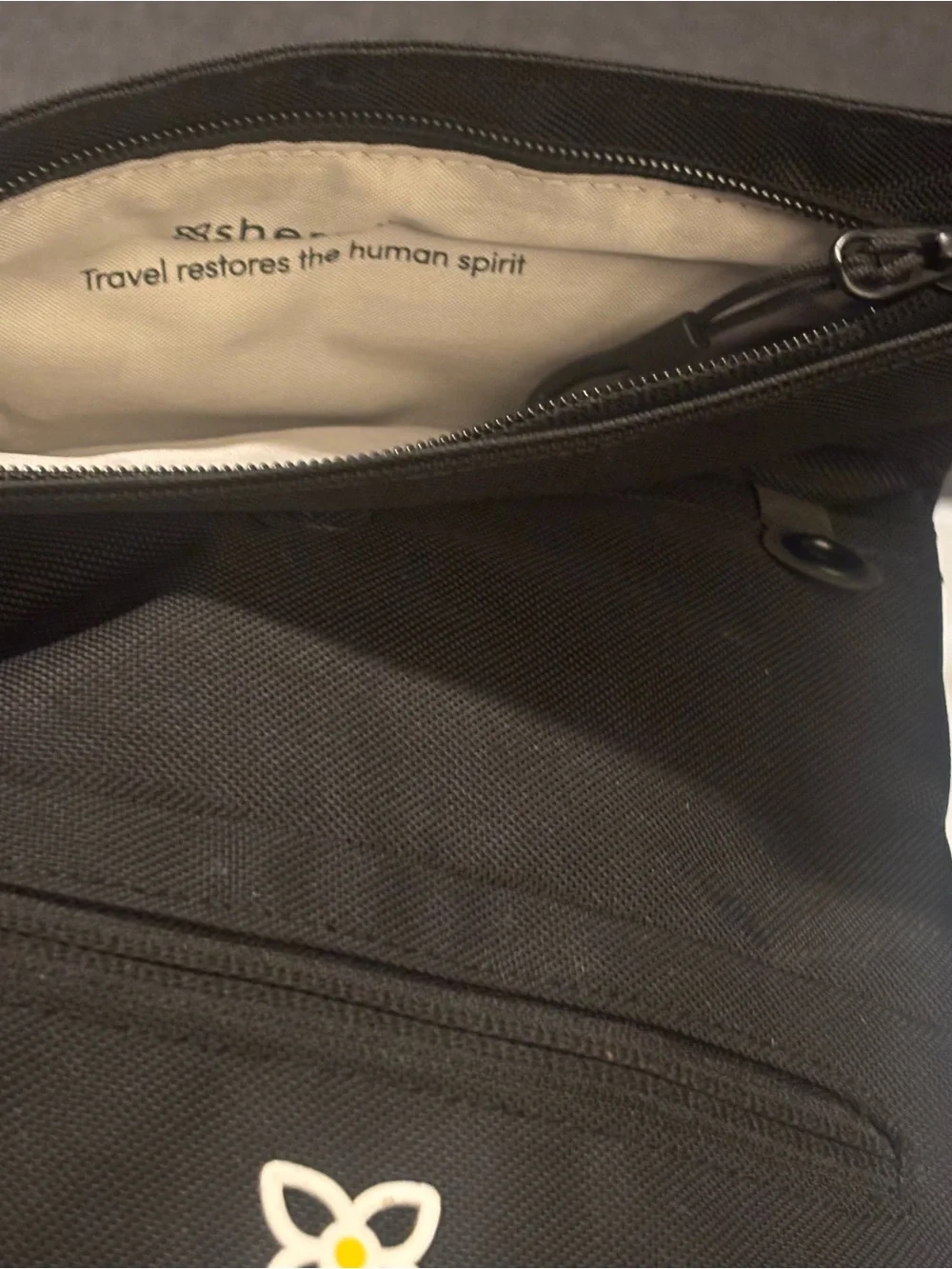 Black Sherpani Pica Travel Crossbody Bag RFID
